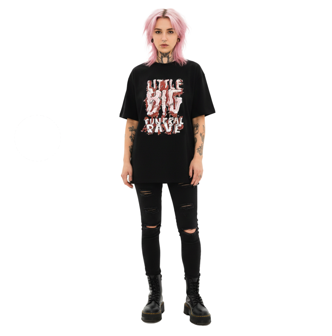 T-SHIRT «FUNERAL RAVE» BLACK