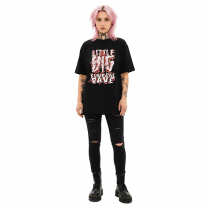 T-SHIRT «FUNERAL RAVE» BLACK