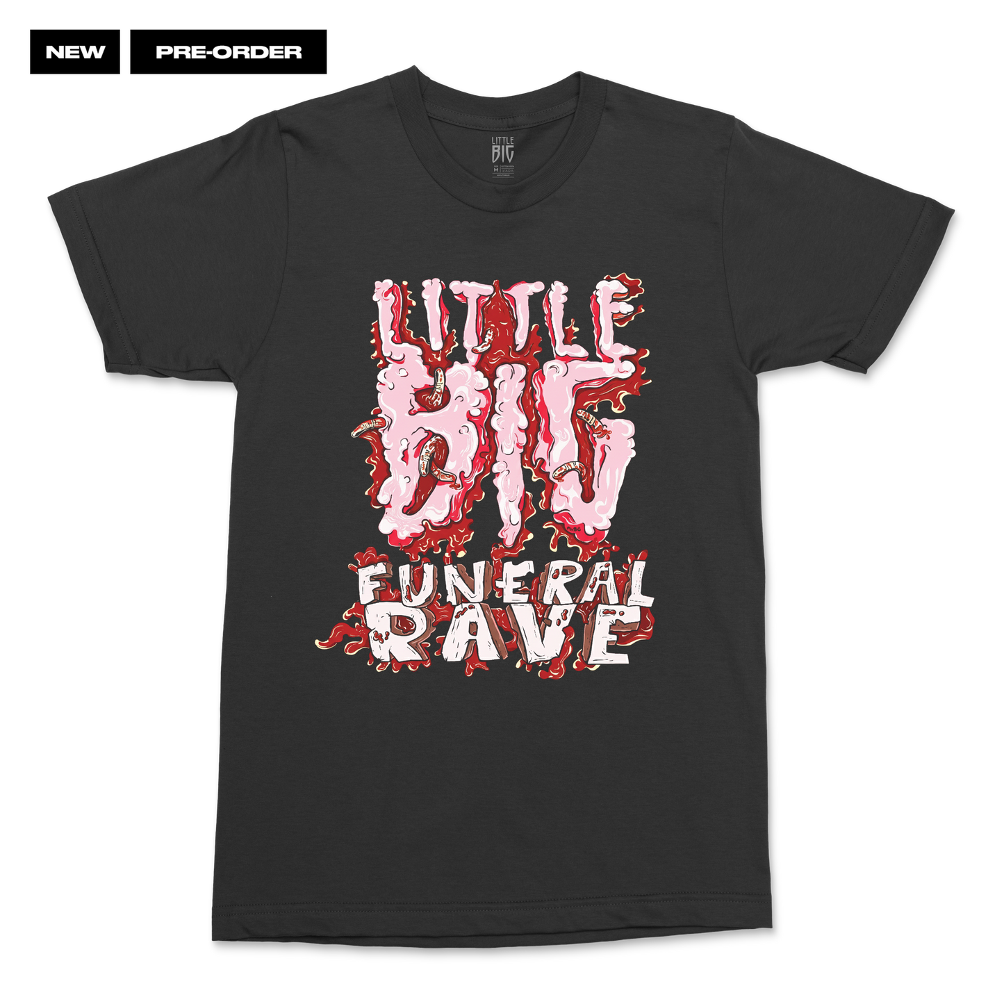 T-SHIRT «FUNERAL RAVE» BLACK