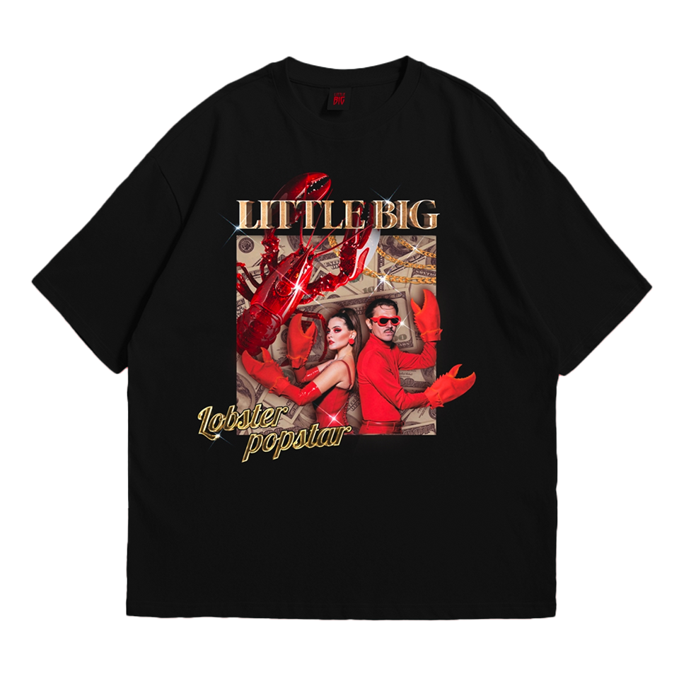 T-SHIRT «LOBSTER POPSTAR» BLACK